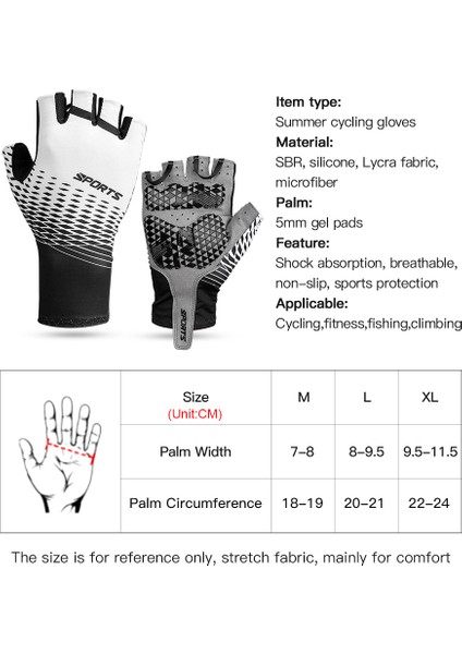 A-Mavi Tarzı Xl Boyutu Ycling Eldiven Yarım Parmak Erkekler Kadınlar Için Mtb Bisiklet Bisiklet Motosiklet Eldivenleri Jel Pad Gym Fitness Spor Anti Kayma Nefes (Yurt Dışından) fırsatları