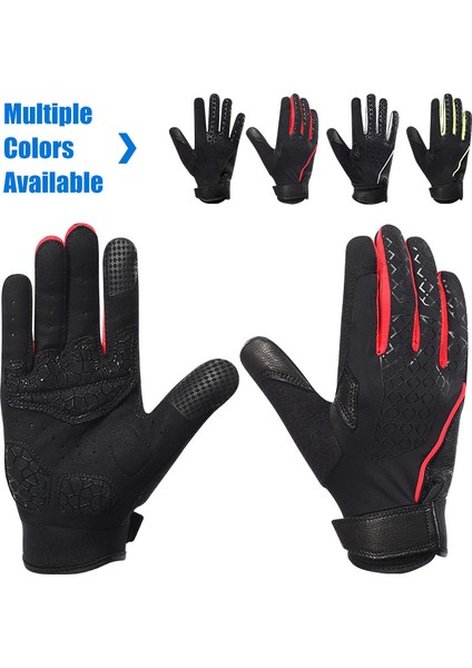 Siyah Stil Xl Boyutu Gün Kurt Mtb Bisiklet Eldiveni Erkekler Yaz Tam Parmak Kadın Nefes Spor Spor Egzersiz Eldiveni Dokunmatik Ekran Spor Kavrama (Yurt Dışından)