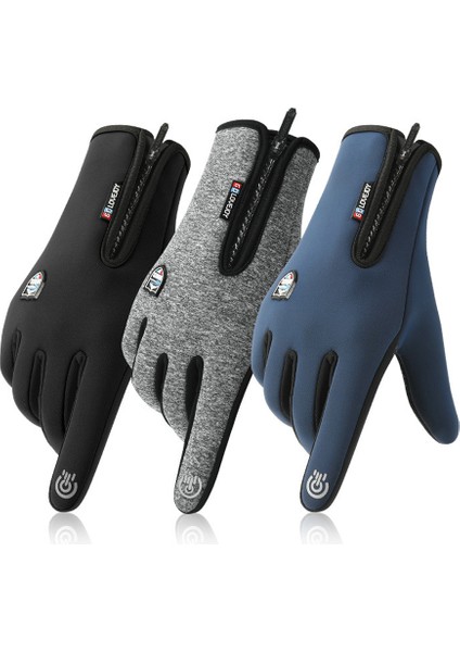 DB42-KETEN Tarzı Xl Boyutu Kış Su Geçirmez Bisiklet Eldiveni Erkekler Motosiklet Siyah Sıcak Tam Parmak Dokunmatik Ekran Eldiveni Mtb Bisiklet Açık Kayak Sürme (Yurt Dışından) indirimleri