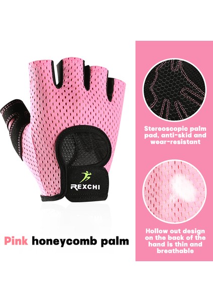 NW-DPST-0302 Stili S Beden Bisiklet Eldiveni Bisiklet Yarım Parmak Kaymaz Yaz Spor Açık Bisiklet Spor Eldiven Kadın Spor Salonu Spor Bisiklet Parmaksız Eldiven (Yurt Dışından)