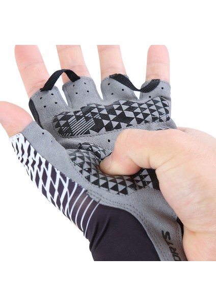 Kırmızı Stil L Boyutu Bisiklet Eldiveni Erkek Yaz Spor Güneş Koruyucu Nefes Alabilen Ter Emici Yarım Parmak Bisiklet Eldiveni Erkekler ve Kadınlar (Yurt Dışından) indirimleri