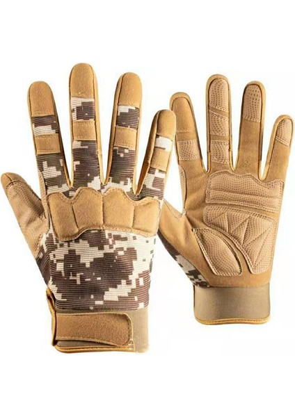 Sarı Stil M Boyutu Erkekler Kadınlar Açık Spor Spor Tam Parmak Bisiklet Bisiklet Eldiven Ordu Taktik Kamuflaj Askeri Mücadele Korumak Mitten N31 (Yurt Dışından) fiyatları