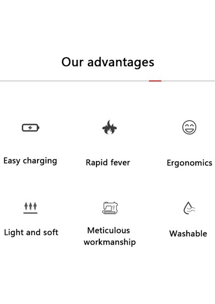Mavi Stil USB Elektrikli Isıtmalı Eldiven Bisiklet Kayak Kış Isıtmalı Cabrio Parmaksız Eldiven Örme Eldivenler Kadınlar ve Erkekler Için Gants (Yurt Dışından)