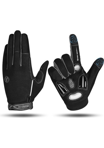 Kırmızı Stil S Beden Moreok Bisiklet Eldiveni Tam Parmak Kış Bisiklet Eldiveni 5mm Sıvı Jel Pedleri Kaymaz Şok Emici Dokunmatik Ekran Bisiklet Eldiveni (Yurt Dışından) fırsatları