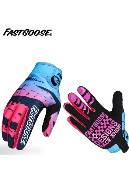 Zeytin Tarzı L Boyutu 2023 Fastgoose Nefes Alabilen Erkek ve Kadın Bisiklet Eldivenleri Tüm Parmak Spor Bisiklet Motosiklet Motokros Yarış Eldivenleri Bisiklet (Yurt Dışından)