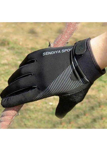 Siyah Stil M Boyutu Dokunmatik Ekran Eldiveni Bisiklet Kış Nefes Sıcak Tam Parmak Kaymaz Erkek Kadın Kamp Motosiklet Tırmanma Spor Eldiveni Ciclismo (Yurt Dışından) fiyatları