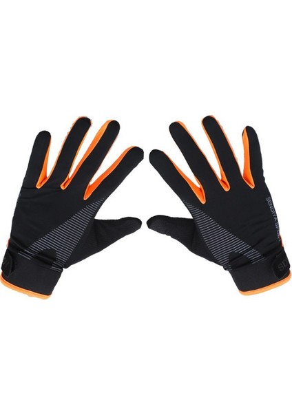 Yeşil Stil M Boyutu Bisiklet Bisiklet Nefes Eldiven Tam Parmak Dokunmatik Ekran Eldiveni Sonbahar Eldivenler Kaymaz Sürme Spor Eldiven Tırmanma Bisiklet Eldiven (Yurt Dışından) fırsatları