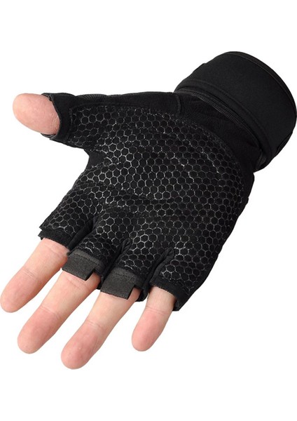 Kırmızı Stil L Boyutu Spor Salonu Eldiveni Spor Ağırlık Kaldırma Eldiveni Vücut Geliştirme Eğitimi Spor Egzersiz Spor Egzersiz Bisiklet Eldiveni Erkekler Kadınlar Için (Yurt Dışından) indirimleri