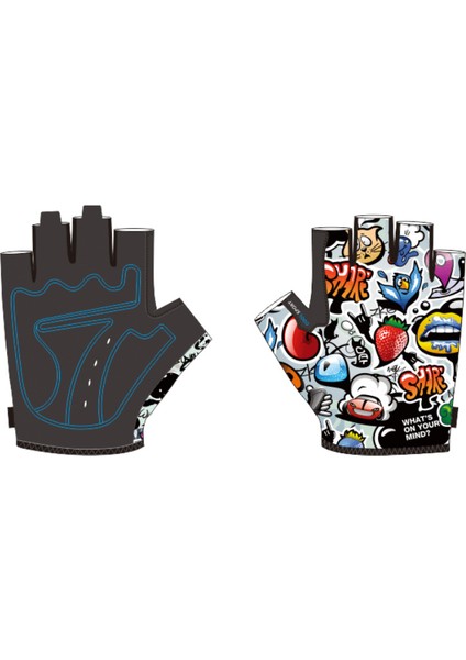 Xs Tarzı Yeni Dağ Bisikleti Sürme Açık Spor Fitness Kısa Parmak Çocuk Yarım Eldiven Xr-Sıcak (Yurt Dışından) fırsatları