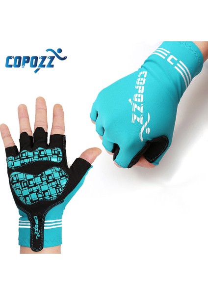 Siyah Stil Xl Boyutu Copozz Yarım Parmak Jel Bisiklet Eldiveni Dağ Mtb Anti Kayma Bisiklet Bisiklet Eldiven Sürme Için Guantes Ciclismo Erkek Kadın Spor (Yurt Dışından) modelleri