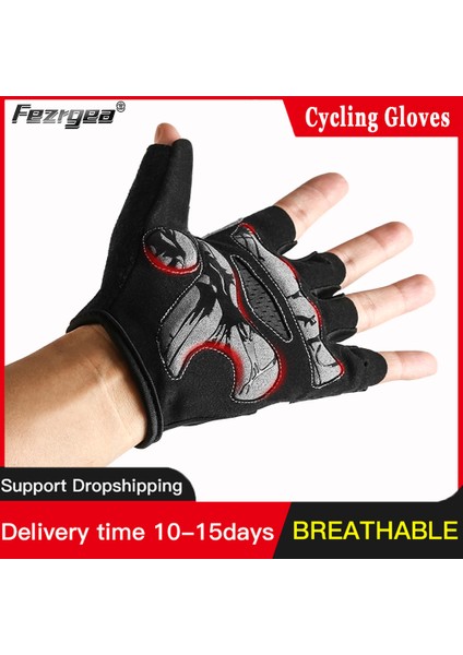 Mavi Stil L Boyutu Bisiklet Eldiveni Spor Güneş Koruyucu Bisiklet Erkekler ve Kadınlar Yarım Parmak Spor Kaymaz Nefes Bisiklet Eldiveni (Yurt Dışından) indirimleri