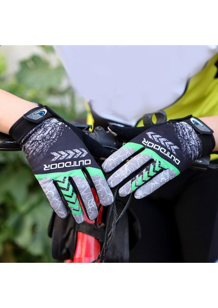 Yeşil Stil M Boyutu Mtb Bisiklet Eldivenleri Bisiklet Eldiveni Yüksek Sıcaklık Dayanımı Dağ Bisikleti Sıcak Kaymaz Güneş Koruyucu Açık Motosiklet Eldivenleri (Yurt Dışından) fiyatları