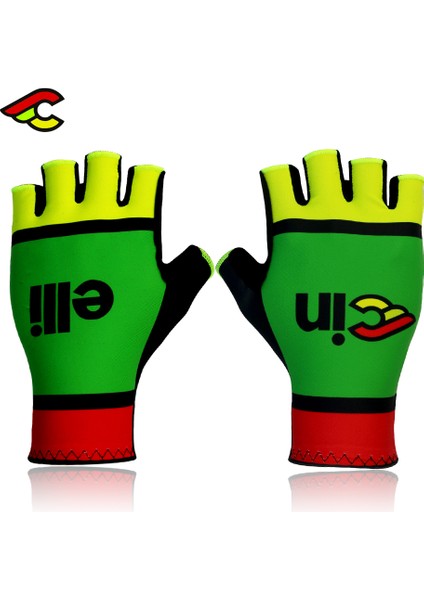 Eldiven-J Tarzı L Boyutu Bisiklet Eldivenleri Yaz Yarım Parmak Erkek Kadın Spor Darbeye Dayanıklı Bisiklet Eldivenleri (Yurt Dışından)