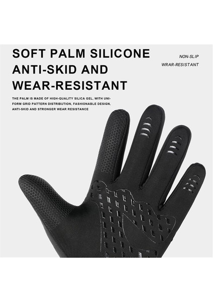 Gri Tarzı M Boyutu 1 Çift Kış Termal Sıcak Bisiklet Bisiklet Dokunmatik Ekran Eldiveni Yumuşak Kaymaz Açık Kamp Unisex Рукавички Motosiklet Eldiveni (Yurt Dışından) fiyatları