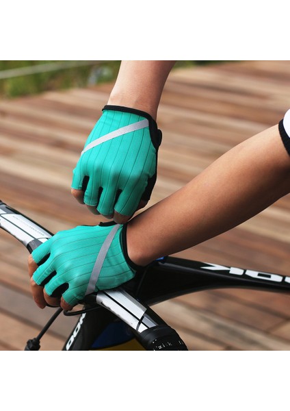 Turuncu Tarzı Xl Boyutu Bisiklet Eldiveni Son Derece Yansıtıcı Kaymaz Mtb Yol Bisiklet Eldiveni Erkek Kadın Yarım Parmak Nefes Darbeye Dayanıklı Bisiklet Spor Eldiveni (Yurt Dışından) fiyatları