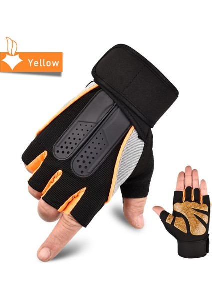 Turuncu Tarzı L Boyutu Spor Eldiveni Spor Ağırlık Kaldırma Eldiveni Vücut Geliştirme Eğitimi Spor Egzersiz Bisiklet Spor Egzersiz Eldiveni Erkekler Kadınlar Için Mlxl (Yurt Dışından)