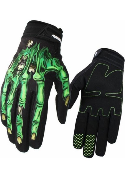 Yeşil Stil Xl Boyutu Bisiklet Eldivenleri Uzun Bisiklet Tam Parmak Eldiven Erkek Kadın Mtb Eldiven Guantes Ciclismo Bmx Dh Off Road Motokros Eldiven Kafatası Pembe (Yurt Dışından) indirimleri