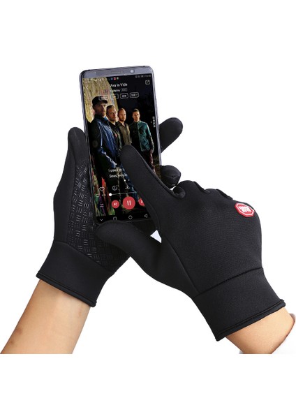 Siyah Stil S Beden Kış Sıcak Erkek Bisiklet Eldiveni Kalınlaşmak Kadife Açık Spor Polar Bisiklet Eldiveni Guantes Ciclismo Dokunmatik Ekran Erkek Luva Bisiklet (Yurt Dışından) indirimleri