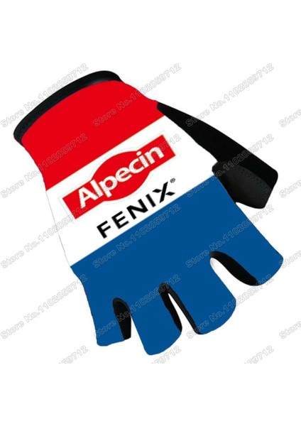 No.5 Tarzı M Boyutu 2022 Alpecin Fenix Bisiklet Eldiveni Mavi Fransa Turu Bisiklet Yarım Parmak Eldiven Hollandalı Mathieu Van Der Poel Tdf Yol Bisikleti Jersey Mtb (Yurt Dışından)