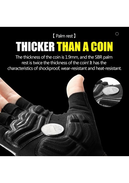 Yeşil Stil S Beden Bisiklet Eldivenleri Yarım Parmak Bisiklet Eldiveni 5mm Sıvı Jel Pedleri Bisiklet Eldiveni Darbeye Dayanıklı Yol Dağ Bisikleti Eldivenleri Erkek Kadın (Yurt Dışından) fırsatları