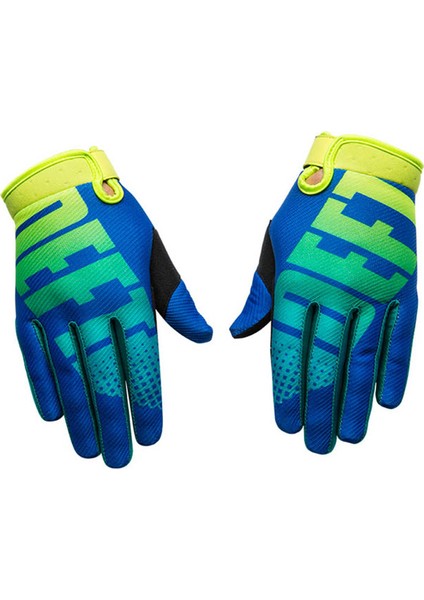 Mavi Stil L Boyutu Fabrika Yumuşak Bisiklet Eldiveni Bisiklet Bisiklet Takım Sporu Dağ Mtb Bisiklet Eldiveni Motokros Moto Açık Serin Eldiven (Yurt Dışından)