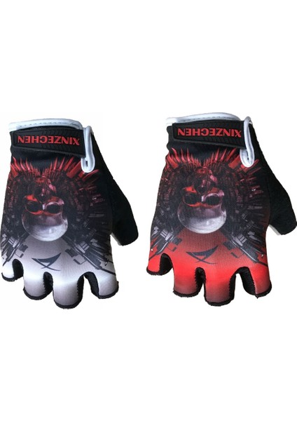 Kırmızı Stil L Boyutu Xınzechen Spor Nefes Bisiklet Eldiveni Bisiklet Bisiklet Jel Ped Yarım Parmak Eldiven (Yurt Dışından) fiyatları