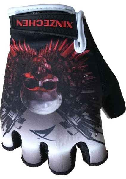 Kırmızı Stil L Boyutu Xınzechen Spor Nefes Bisiklet Eldiveni Bisiklet Bisiklet Jel Ped Yarım Parmak Eldiven (Yurt Dışından) indirimleri