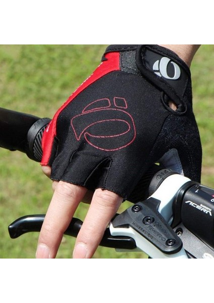 Kırmızı Stil M Boyutu 1 Çift Jel Yarım Parmak Bisiklet Eldiveni Kaymaz Anti-Ter Bisiklet Sol-Sağ El Eldivenleri Anti Şok Mtb Yol Bisikleti Spor Eldivenleri (Yurt Dışından) indirimleri