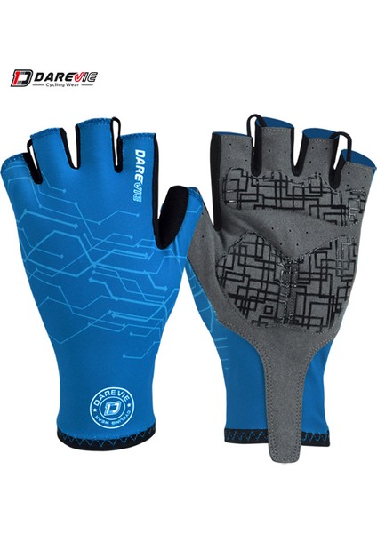 Mavi Stil Asya-Xl Darevıe Bisiklet Eldiveni Kadın Yarım Parmak Jel Yastıklı Darbeye Dayanıklı Nefes Bisiklet Eldiveni Pro Yol Bisiklet Eldiveni Parmaksız Eldiven (Yurt Dışından)