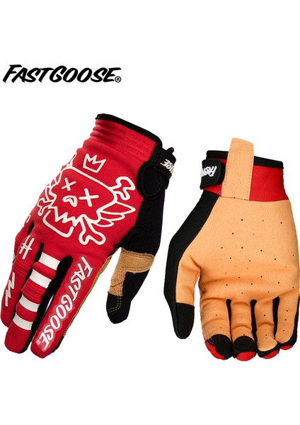 Kırmızı Stil M Boyutu Fastgoose Hava Dh Mx Gp Bmx Mtb Motosiklet Motokros Eldivenleri Off Road Yarış Pro Yokuş Aşağı Spor Bisiklet Bisiklet Bisiklet Bisiklet Eldiveni (Yurt Dışından)