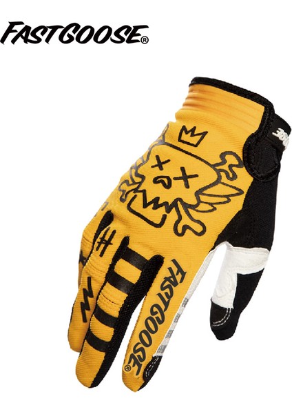 Sarı Stil M Boyutu Fastgoose Hava Dh Mx Gp Bmx Mtb Motosiklet Motokros Eldivenleri Off Road Yarış Pro Yokuş Aşağı Spor Bisiklet Bisiklet Bisiklet Bisiklet Eldiveni (Yurt Dışından)