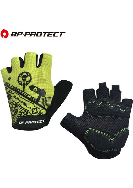 Siyah Stil L Boyutu Nefes Bisiklet Yarım Parmak Eldiven Darbeye Dayanıklı Jel Pad Mtb Yol Bisiklet Bisiklet Kısa Eldiven Erkek Kadın Spor (Yurt Dışından) fiyatları