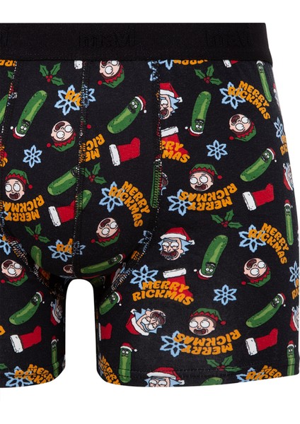 Yılbaşı Temalı Siyah Boxer fiyatları