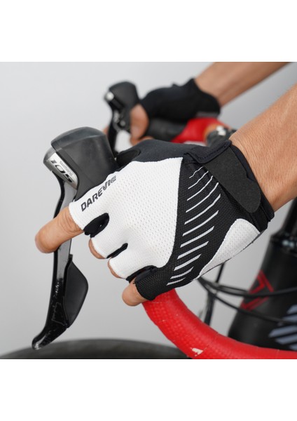 Siyah Stil L Boyutu Darevıe Bisiklet Eldiveni Mtb Yarım Parmak Tayvan Ithal Jel Yastıklı Bisiklet Eldiveni Yüksek Li Darbeye Dayanıklı Bisiklet Eldiven Nefes (Yurt Dışından) modelleri