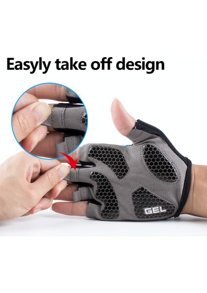 Siyah Stil M Boyutu Copozz Bisiklet Eldiveni Yarım Parmak Erkekler Yaz Spor Darbeye Dayanıklı Bisiklet Eldiven Jel Mtb Anti-Ter Bisiklet Eldivenleri Guantes Ciclismo (Yurt Dışından) indirimleri