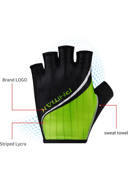 PW-DPST-17803 Stili Xxl Phmax Bisiklet Eldiveni Yarım Parmak Darbeye Dayanıklı Nefes Mtb Bisiklet Spor Eldivenleri Erkek Kadın Bisiklet Eldiveni (Yurt Dışından) fiyatları