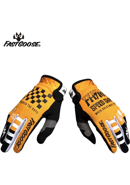 Altın Tarzı M Boyutu Fastgoose Fh Dh Mx Gp Bmx Mtb Motosiklet Motokros Eldiven Off Road Yarış Pro Yokuş Aşağı Spor Bisiklet Bisiklet Bisiklet Bisiklet Eldiveni (Yurt Dışından)