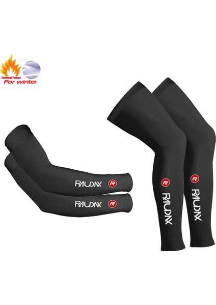 Gri Tarzı L Boyutu Raudax Yüksek Esneklik ve Yüksek Kış Sıcak Polar Bisiklet Kol Isıtıcıları Kış Mtb Spor Bisiklet Kollu Bisiklet Bacak Isıtıcı (Yurt Dışından)