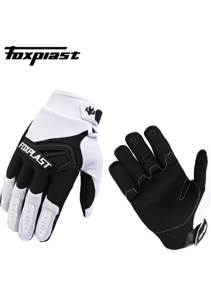 Beyaz Stil M Boyutu Fastgoose Motosiklet Uzun Eldiven S1 Yarış Takımı Eldivenleri Bmx Mtb Motokros Eldivenleri Erkek Kadın Mevsim Bisiklet Bisiklet Sürme Boyutu S-Xl (Yurt Dışından)