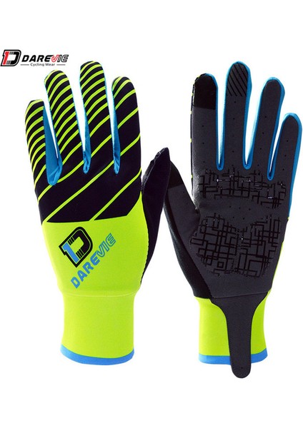 DVG003-SARI-S Stili Xl Boyutu Darevıe Tam Uzun Bisiklet Eldiveni Ekran Dokunmatik Parmak Bisiklet Eldiveni (Yurt Dışından)