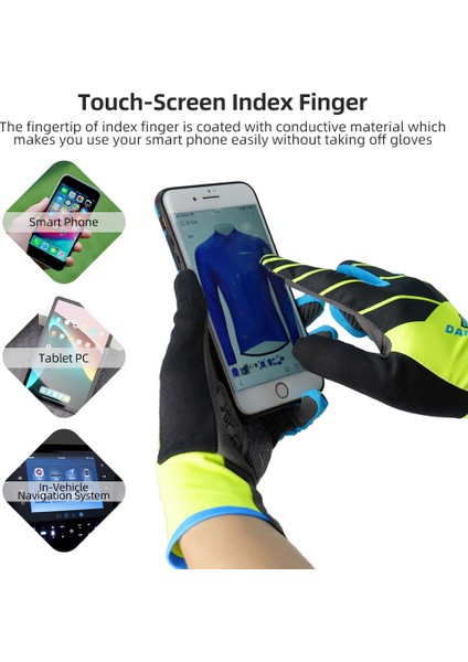 DVG003-SARI-S Stili Xl Boyutu Darevıe Tam Uzun Bisiklet Eldiveni Ekran Dokunmatik Parmak Bisiklet Eldiveni (Yurt Dışından) fırsatları