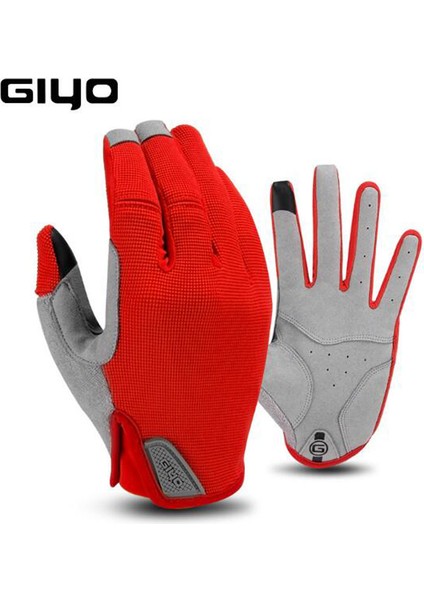 Beyaz Stil S Beden Gıyo-Kış Sporları Tam Parmak Bisiklet Eldiveni Balıkçılık Spor Salonu Veya Mtb Bisiklet Kaymaz Kumaş Bisiklet Eldiveni Erkekler Kadınlar Için (Yurt Dışından)