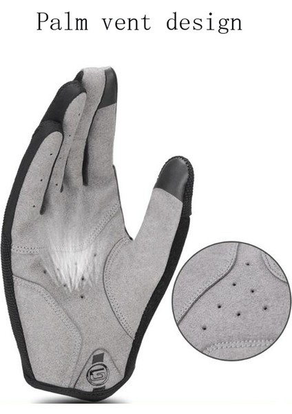 Beyaz Stil S Beden Gıyo-Kış Sporları Tam Parmak Bisiklet Eldiveni Balıkçılık Spor Salonu Veya Mtb Bisiklet Kaymaz Kumaş Bisiklet Eldiveni Erkekler Kadınlar Için (Yurt Dışından) fırsatları