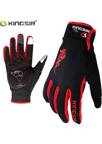 KHBLUE10 Tarzı Xxl Kıngsır Kış Sonbahar Dokunmatik Ekran Bisiklet Eldiveni Erkek Kadın Kaymaz Spor Bisiklet Eldiveni Darbeye Dayanıklı Tam Parmak Bisiklet Eldiveni (Yurt Dışından) fiyatları