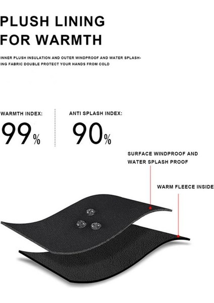 Mavi Stil L Boyutu 1 Çift Kış Termal Sıcak Bisiklet Bisiklet Dokunmatik Ekran Eldiveni Yumuşak Kaymaz Açık Kamp Unisex Рукавички Motosiklet Eldiveni (Yurt Dışından) fırsatları