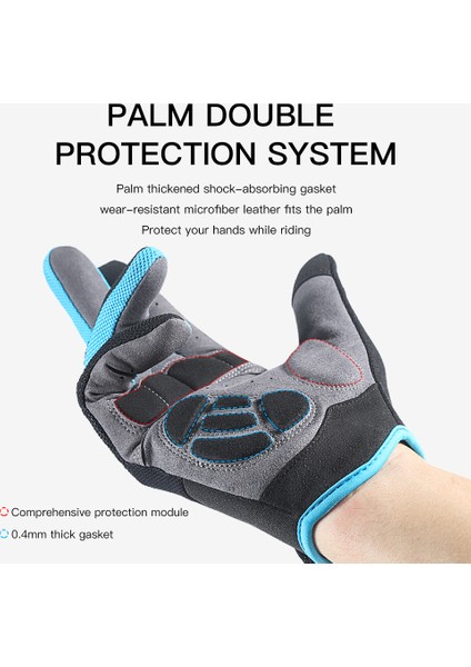 Mavi Stil S Beden 2023 Dağ Bisikleti Dokunmatik Ekran Bisiklet Eldiveni Nefes Şok Emme Spor Spor Bahar Yaz Bisiklet Eldiveni (Yurt Dışından) fiyatları