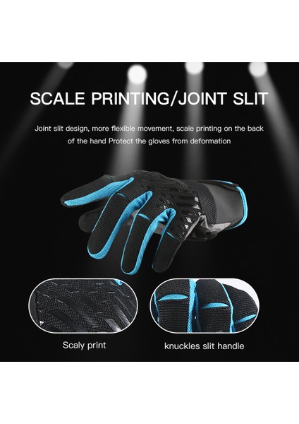 Mavi Stil S Beden 2023 Dağ Bisikleti Dokunmatik Ekran Bisiklet Eldiveni Nefes Şok Emme Spor Spor Bahar Yaz Bisiklet Eldiveni (Yurt Dışından) indirimleri