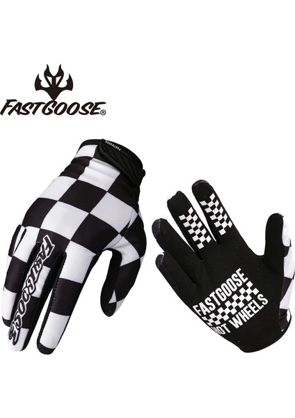 Fildişi Tarzı Xxl Fastgoose Tam Parmak Hava Atv Dh Mx Gp Bmx Hava Işık Mtb Motosiklet Motokros Off Road Yarış Pro Yokuş Aşağı Bisiklet Eldiveni (Yurt Dışından)