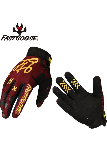 Kahverengi Tarzı M Boyutu Fastgoose Dokunmatik Ekran Motosiklet Motokros Eldivenleri Motosiklet Sürme Bisiklet Eldiveni Mx Mtb Off Road Yarış Spor Bisiklet Eldiveni (Yurt Dışından)