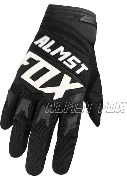 01-Siyah Tarzı L Boyutu Almst Fox Yetişkin Motokros Eldiven Yarış Rider Dağ Bisikleti Eldiven Atv Mx Utv Bmx Enduro Motosiklet Off-Road Guantes Unisex (Yurt Dışından)